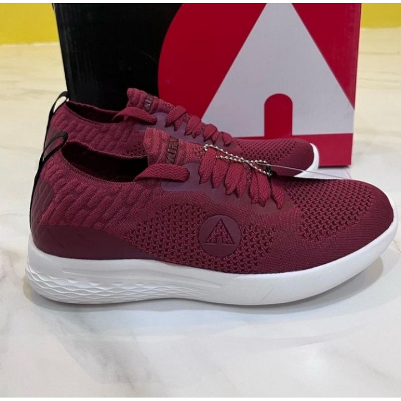 Airwalk Jirvin maroon sepatu olahraga original