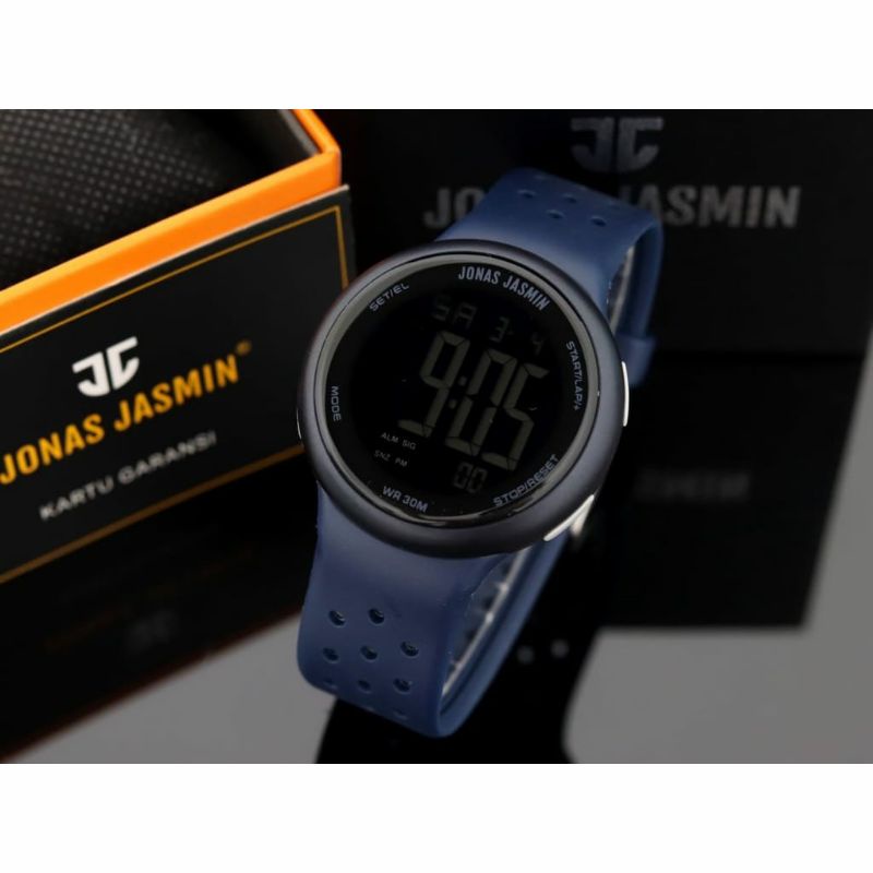 Jam Tangan Jonas Jasmin Digital Waterproof Terlaris Outdoor Kasual Rubber Fashion Bisa COD