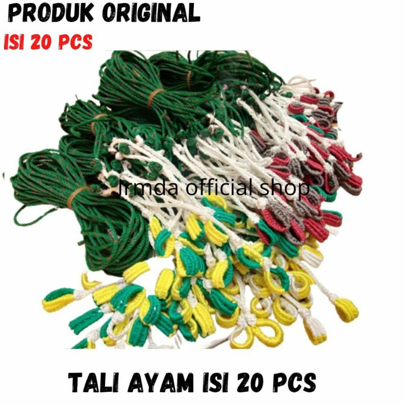 TALI AYAM / TALI AYAM JAGO / TALI AYAM BANGKOK / TALI AYAM UMBARAN / KODIAN  ISI 20 PCS