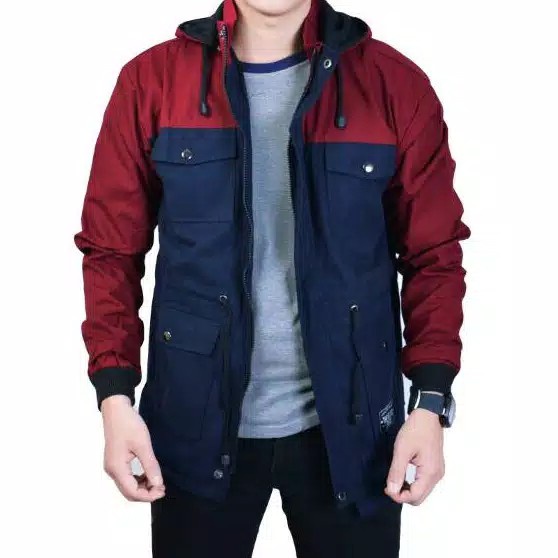 jaket parka jumbo/jaket parka kombinasi/parka pria OPER SIZE