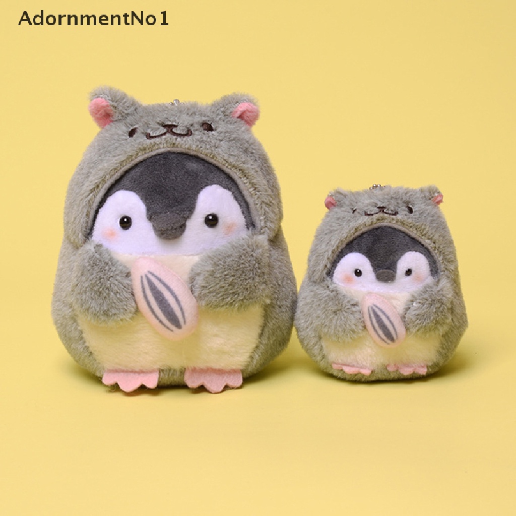 (AdornmentNo1) Gantungan Kunci Boneka Plush Bentuk Penguin Kartun Lucu