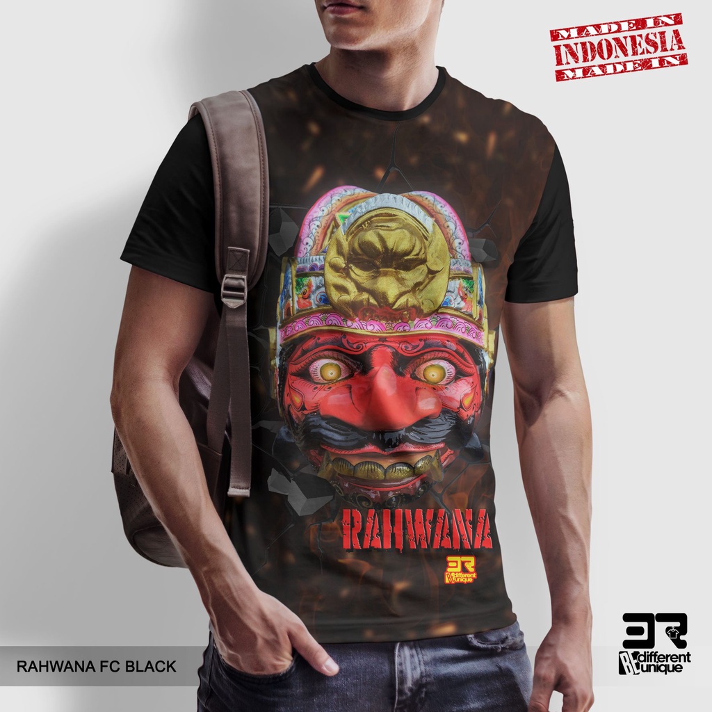 Jual [ COD ] KAOS PRINTING GAMBAR WAYANG RAHWANA FC B - BAJU DISTRO ...