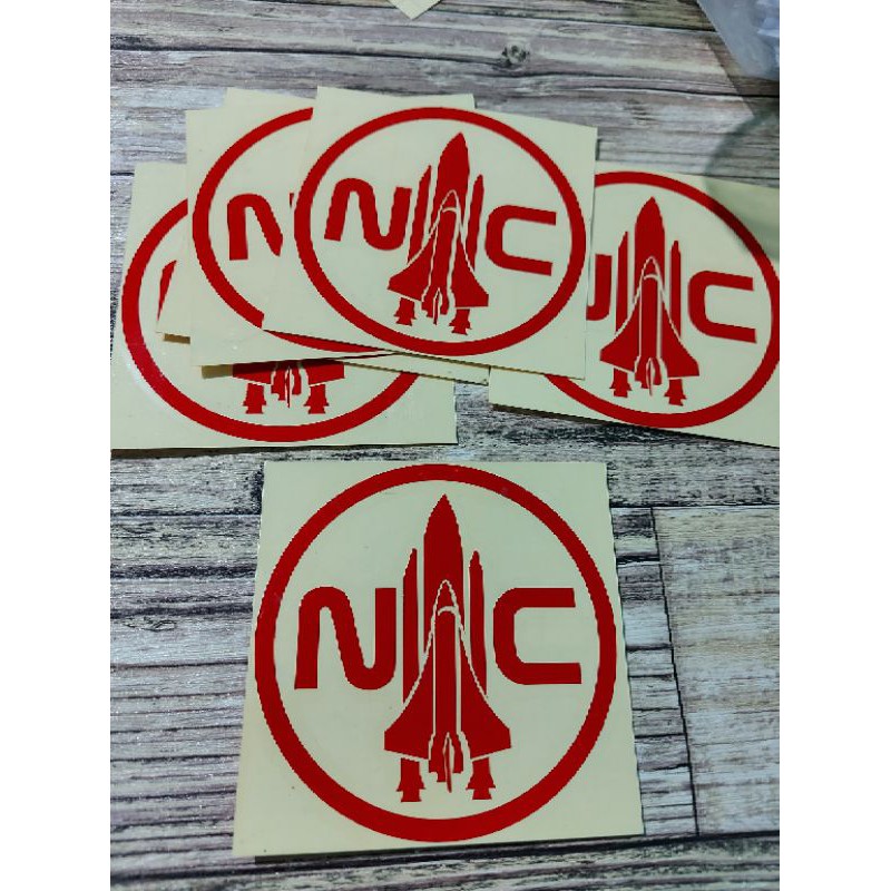 STICKER NASA CUTTING BULAT