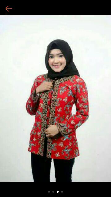Asifa Batik Hrb026 Kenongo Kemeja Tosca Pendek Pekalongan Padi M L Xl Sogan Tulis Halus Kemeja Batik