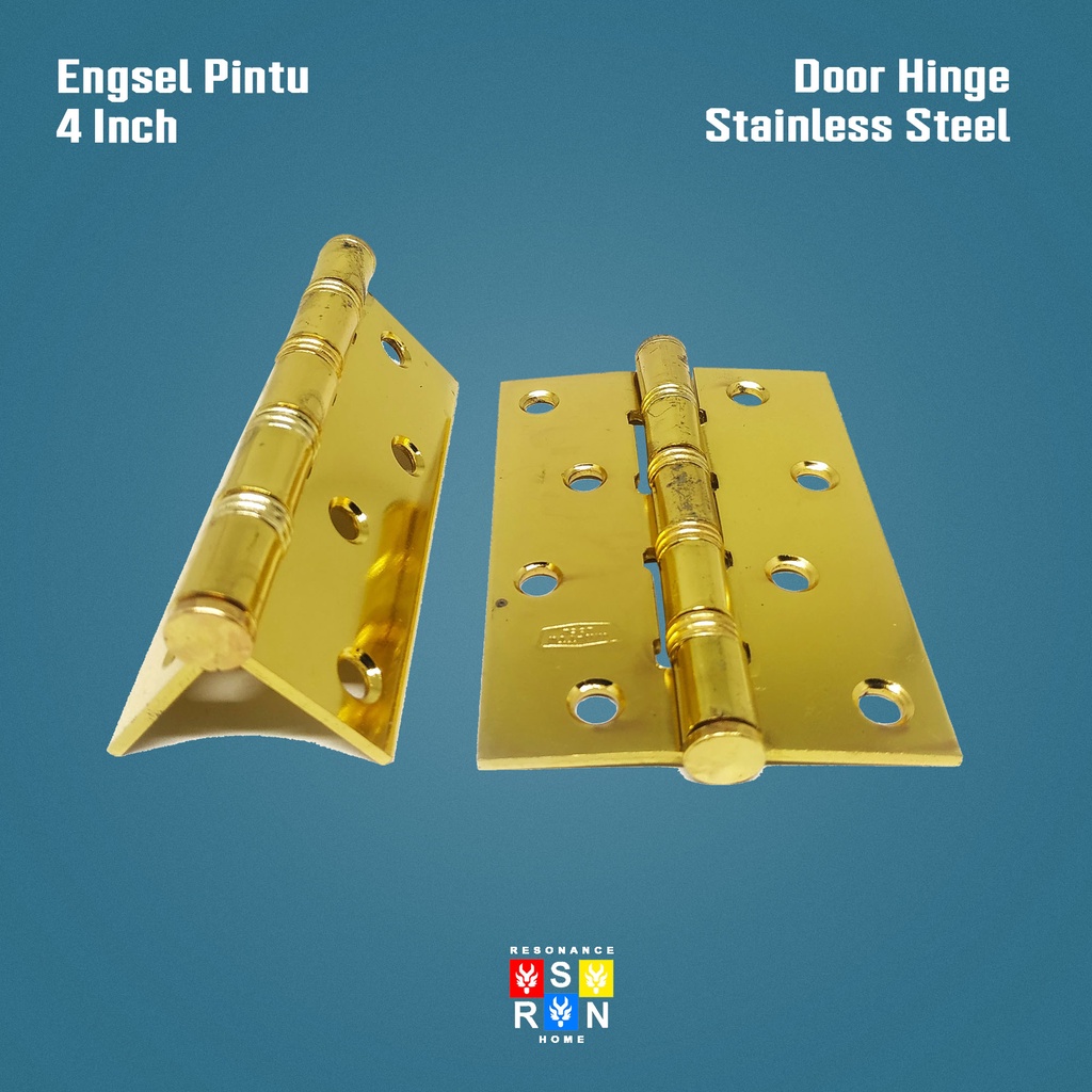 Engsel Pintu / Jendela TEBAL 4 inch GOLD Resonance Home