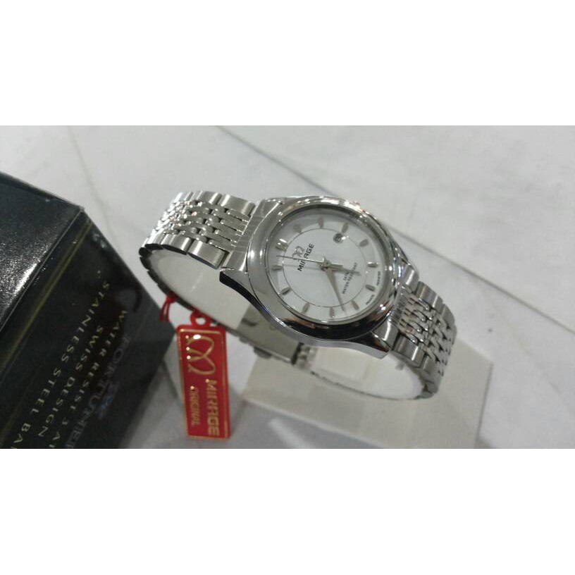 Jam Tangan Wanita Mirage Bulat Kecil