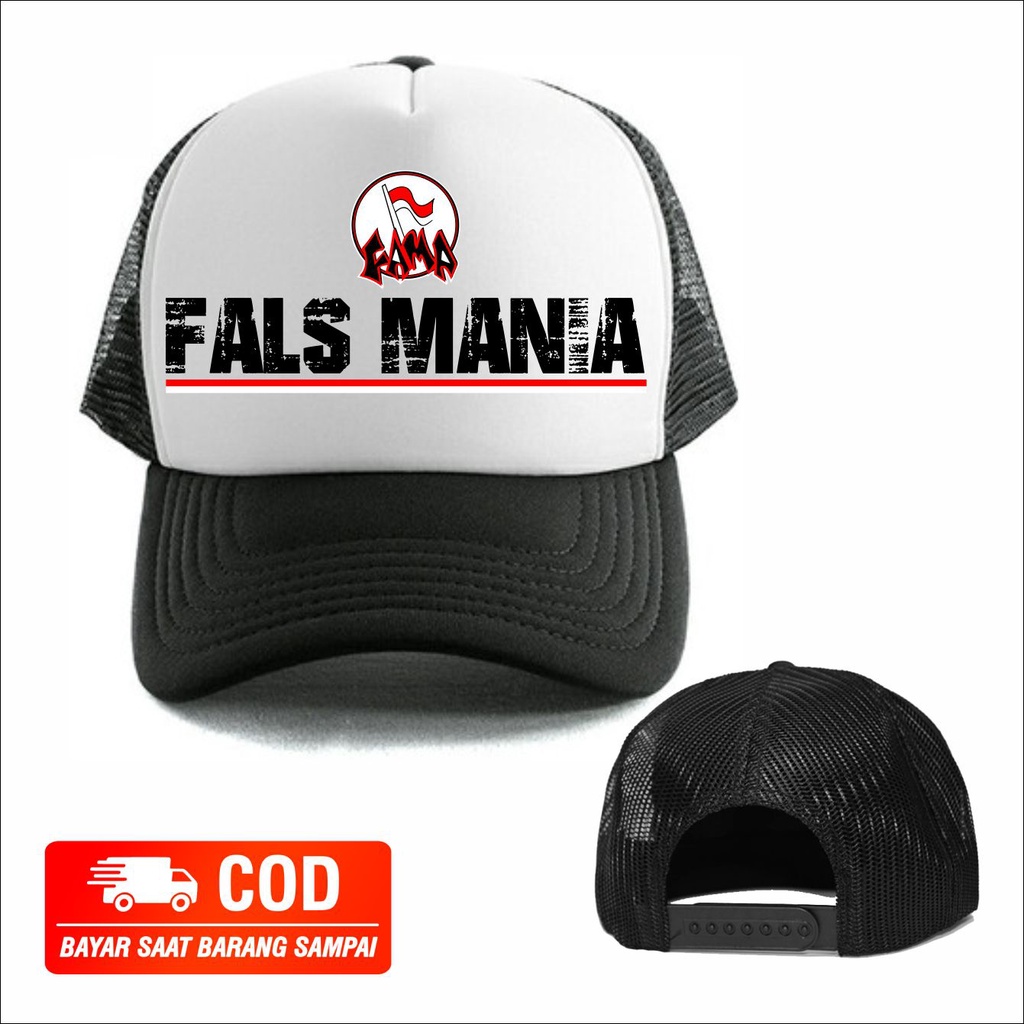Topi Distro Fals Mania - Topi Iwan Fals - Topi Oi - Topi Trucker Original - Topi Distro Bandung - To