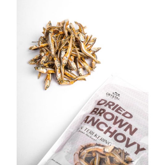 Crystal of The Sea Dried Brown Anchovy 80g - Jengki Bilis Kering