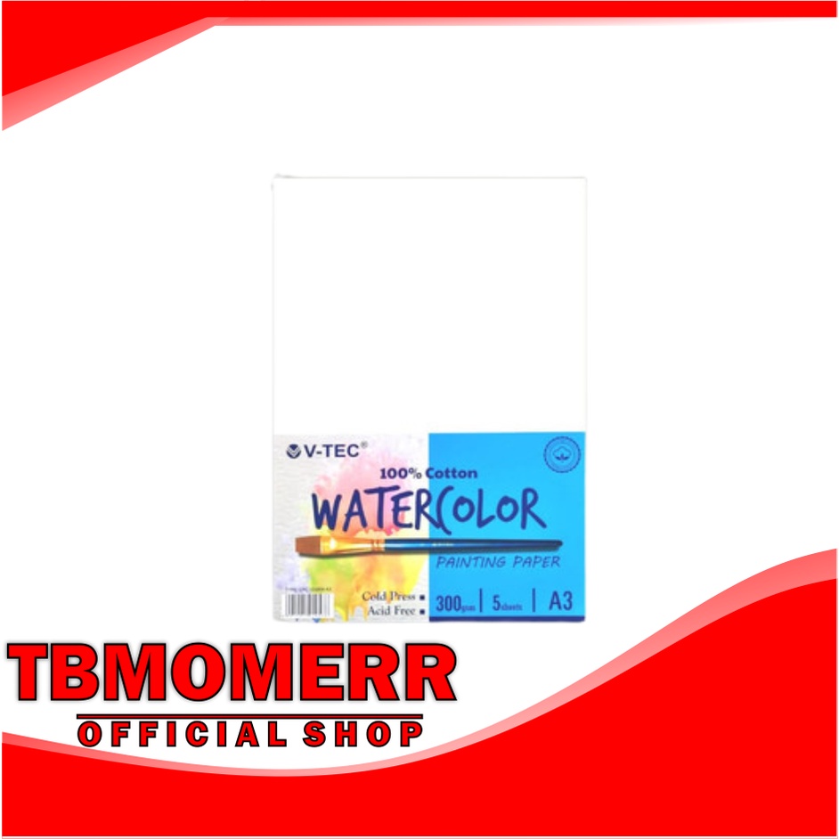 

TBMO WATER COLOUR PAINTING PAPER CPP 103004 5SHEETS/300GR UK.A3 COLD