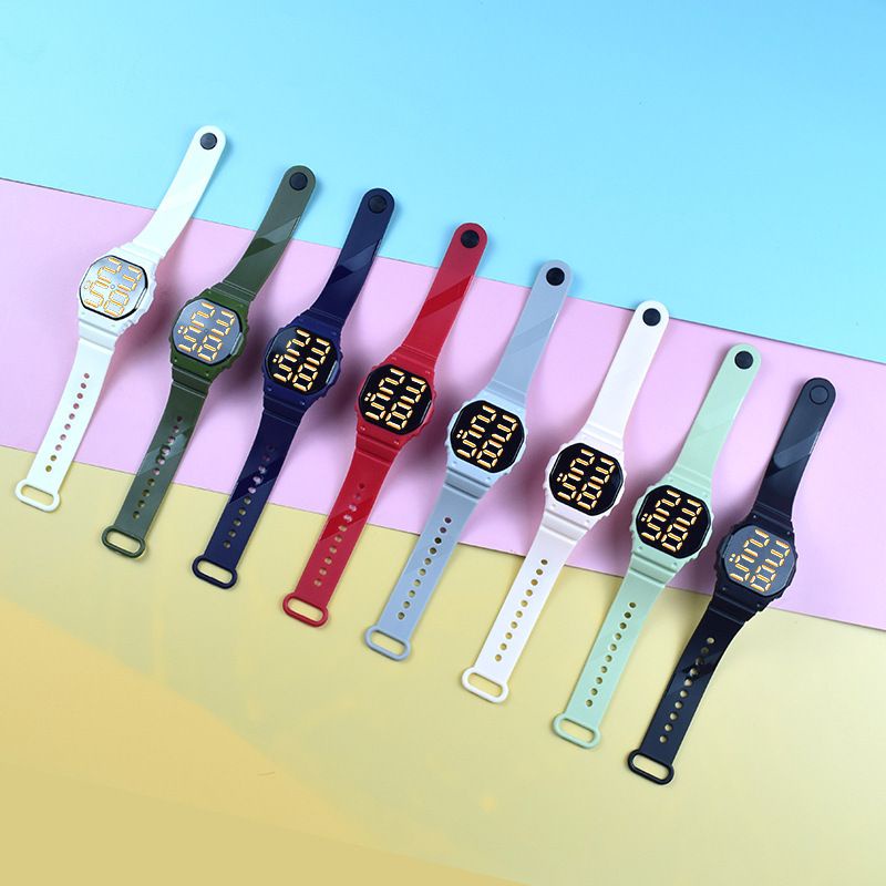 BBS J026 Jam Tangan Touchscreen Unisex Tali Rubber Karet Digital LED Fashion Import