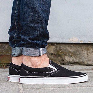 SEPATU VANS AUTHENTIC FULL BLACK HITAM POLOS WHITE PUTIH