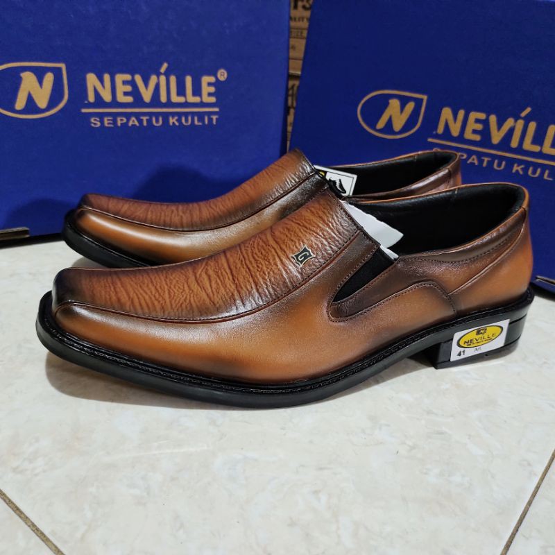 Sepatu Kantoran Pantofel Pria Kulit Asli Cocok Buat Acara Formal/Pantopel Kulit Asli Full 100% NV22