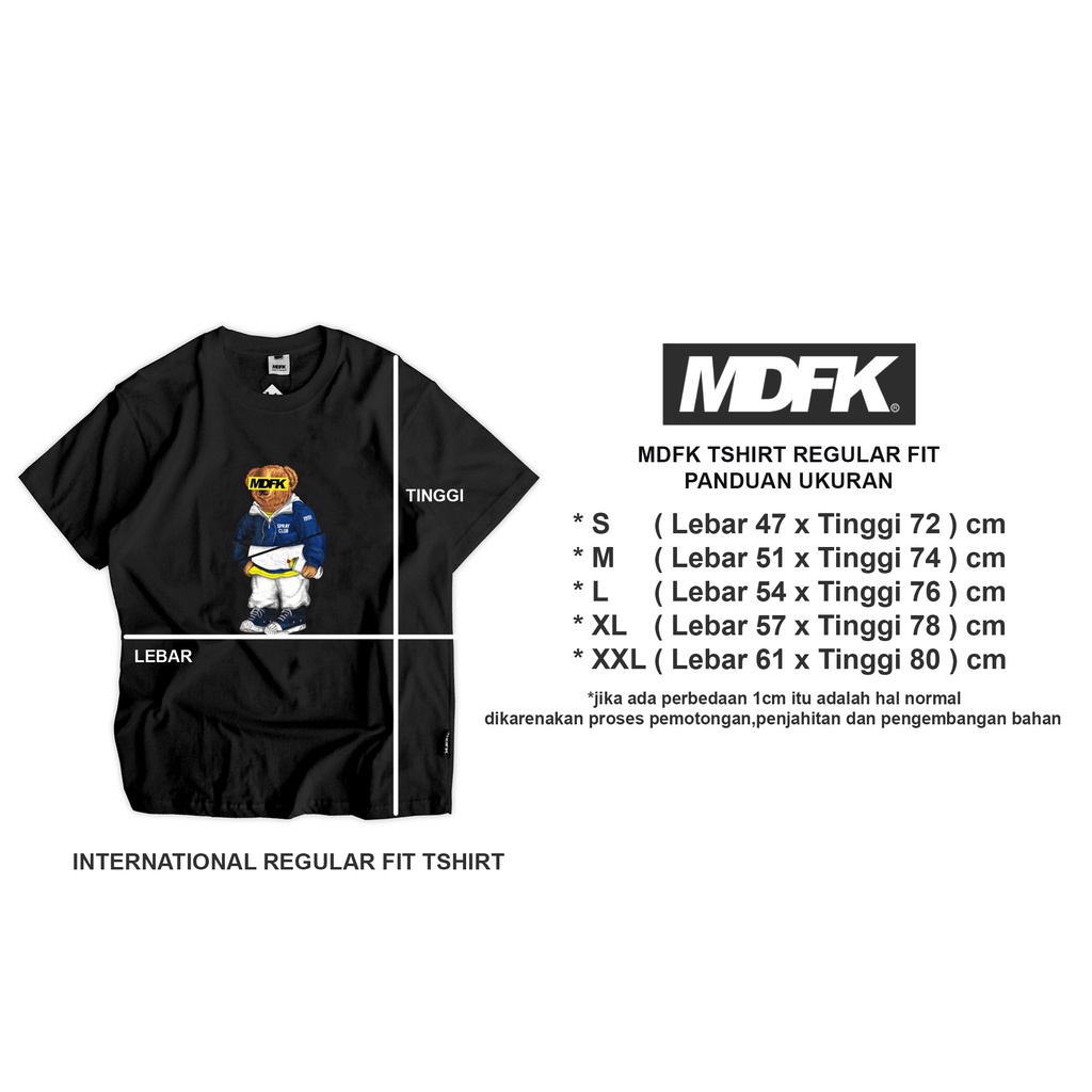 MDFK VANDAL BEAR TSHIRT (Black)