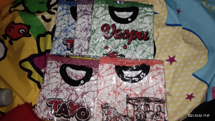 Kaos Setelan Anak Termurah, Kaos Batik Anak