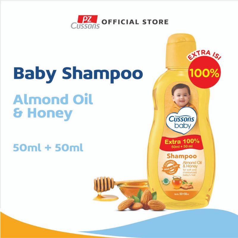 cussons baby shampoo almond &amp; honey 100ml