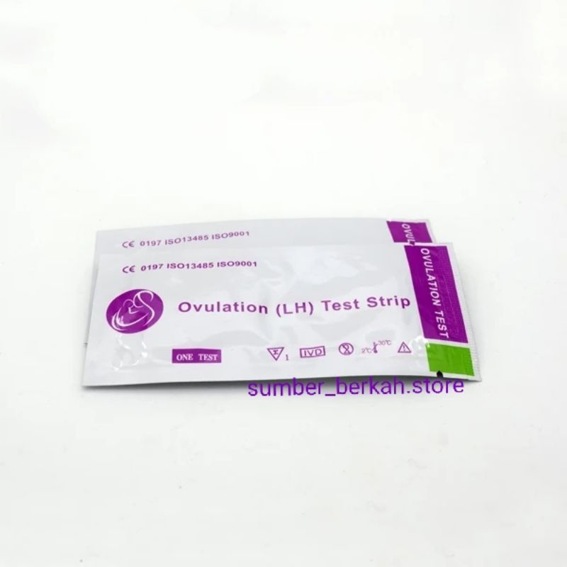 Ovulation LH Test Strip Purple Alat Tes Masa Subur Ungu Tespek Promil Uji Ovulasi Test Pack Program Hamil Testpack