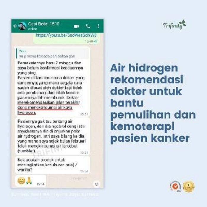 Trifinity Botol Gen2 Garansi 1 Tahun Generasi 2 Inhaler Surabaya