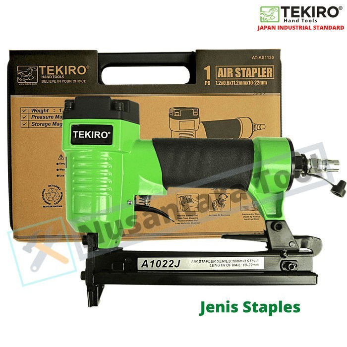 

Mesin Staples Tembak Angin / Nails Air Gun 1022J Tekiro Termurah