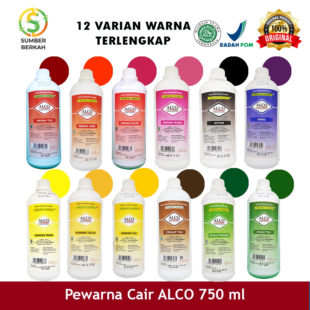 Pewarna Makanan Kue ALCO 750 ml 1 kg