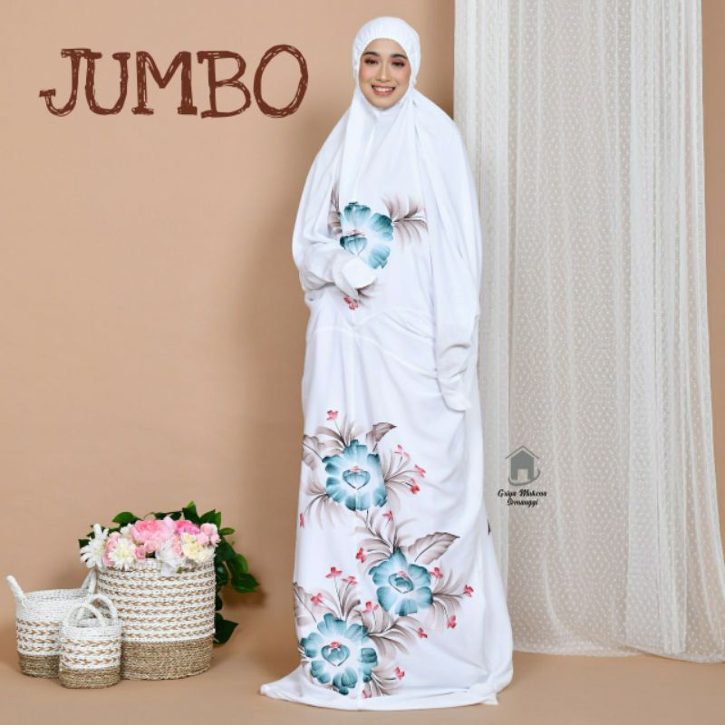 Mukena Terusan Putih Rayon Super Adem Nyaman – Mukena Lajuran Size Dewasa