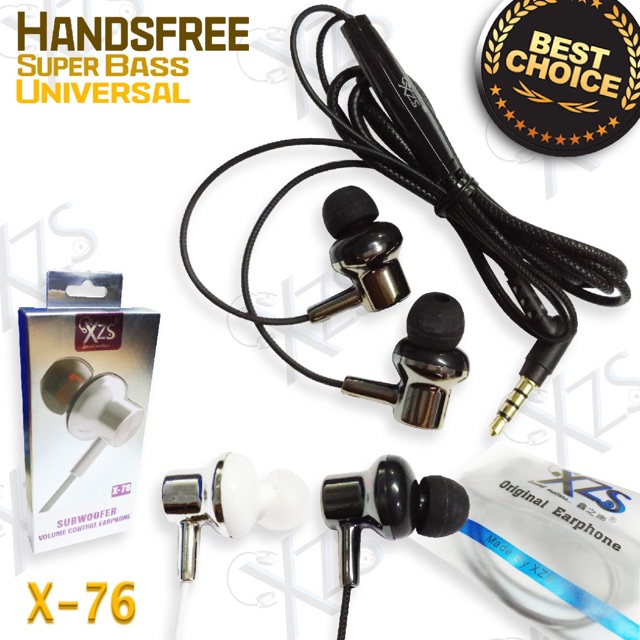 headset xzs x76 original superbass