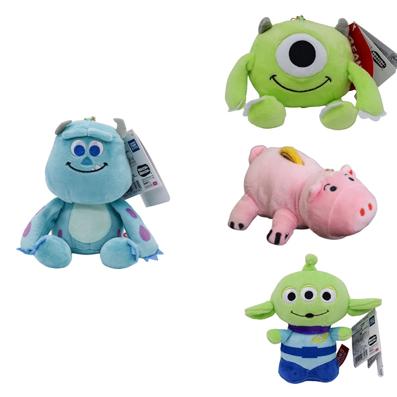 Toy Story Alien Hamm Big Eyes Plush Doll Pendant Head Ornament Doll Bag Pendant Toys Model Accessories Plush Keychain