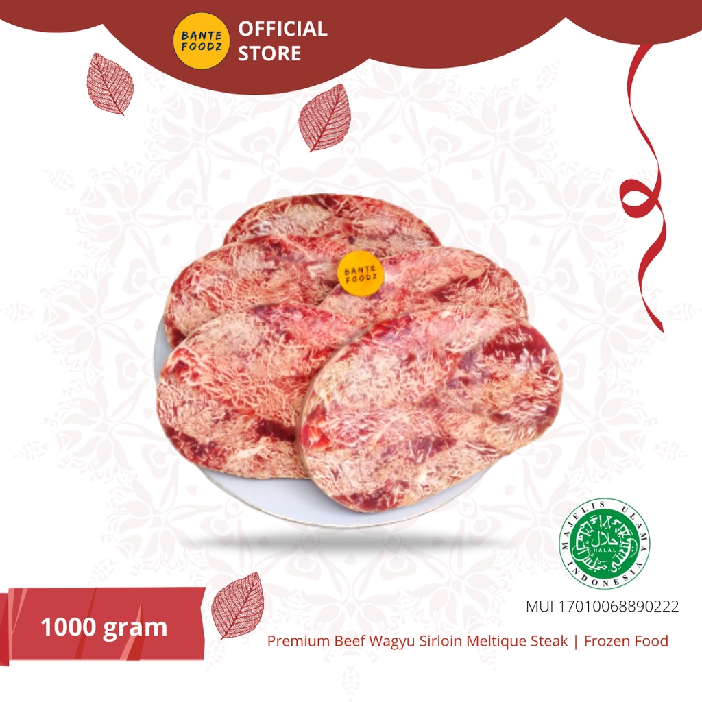 

Wagyu Striploin Meltique Steak / Wagyu Sirloin Meltique Steak 1 kg