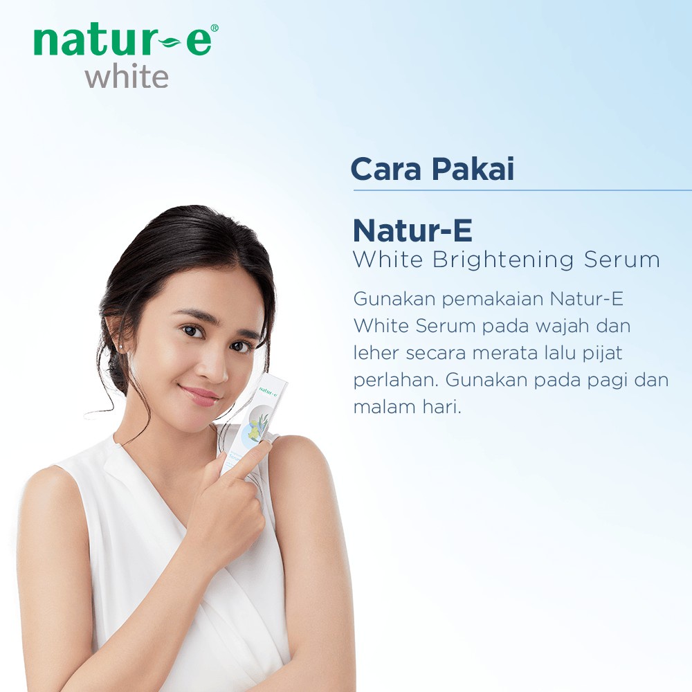 [Beli 2 Lebih Hemat] Natur-E White Brightening Serum 2pcs Serum Pencerah Wajah