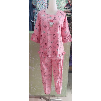 Sunly BALON NEW EDITION baju tidur tangan 3/4 uk 18 20 22 24