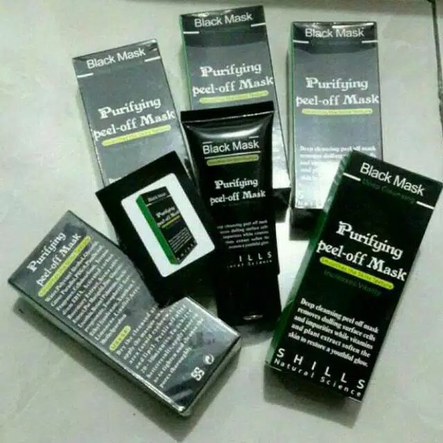 (CYBER) COD BLACK MASK PURIFYING PEEL OFF MASK SHILLS - MASKER HITAM TERMURAH