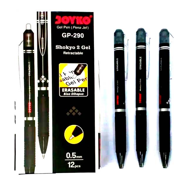 Erasable Gel Pen Pulpen Bisa Dihapus Joyko GP-290 Shokyo 2 Gel 0.5 mm