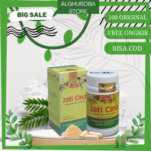 Kapsul Jati Cina | Pelangsing Herbal | obat diet | Herbal Penurun berat badan isi 60 Kapsul Tazakka