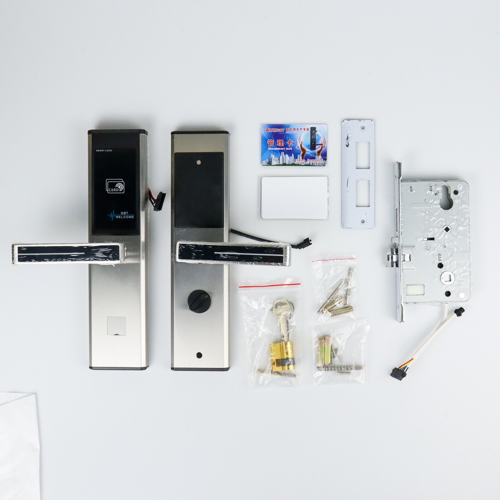 Gagang handel Pintu Rumah Otomatis sensor Tap Kartu Seperti Di Kamar Hotel