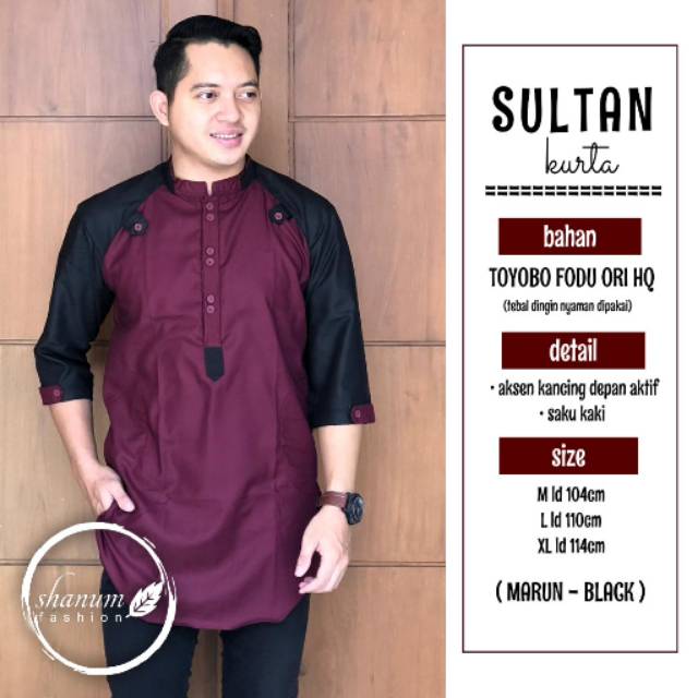 BAJU KOKO PRIA SULTAN KURTA