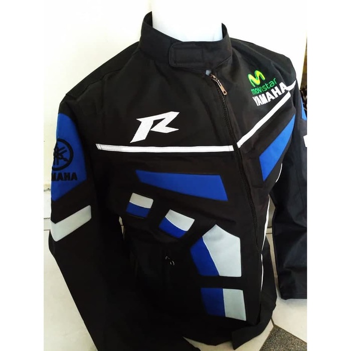 MOTOR-JAKET- JAKET PROTEKTOR MOTOR/TOURING HARIAN CLUB YAMAHA MOVISTAR RACING RED -JAKET-MOTOR.