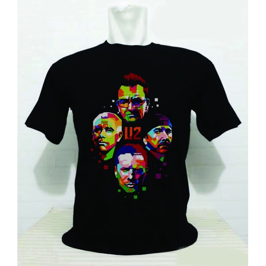 Kaos Sablon Digital Music BAND U2 -4