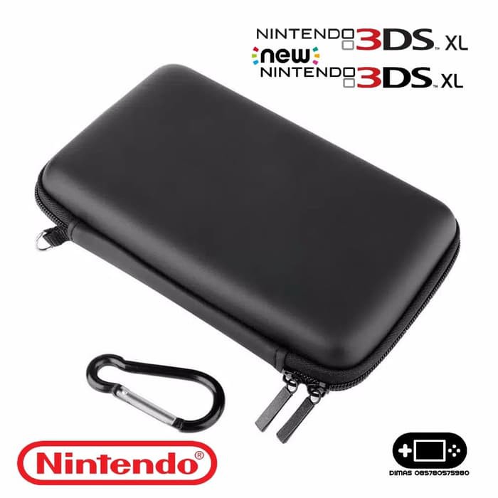 Pouch dompet hard case nintendo old 3ds xl dan new 3ds xl ll