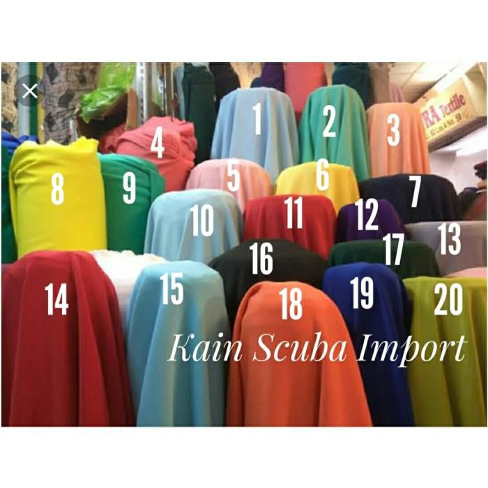Kain Bahan Scuba Import_Bahan Scuba/Neoprene