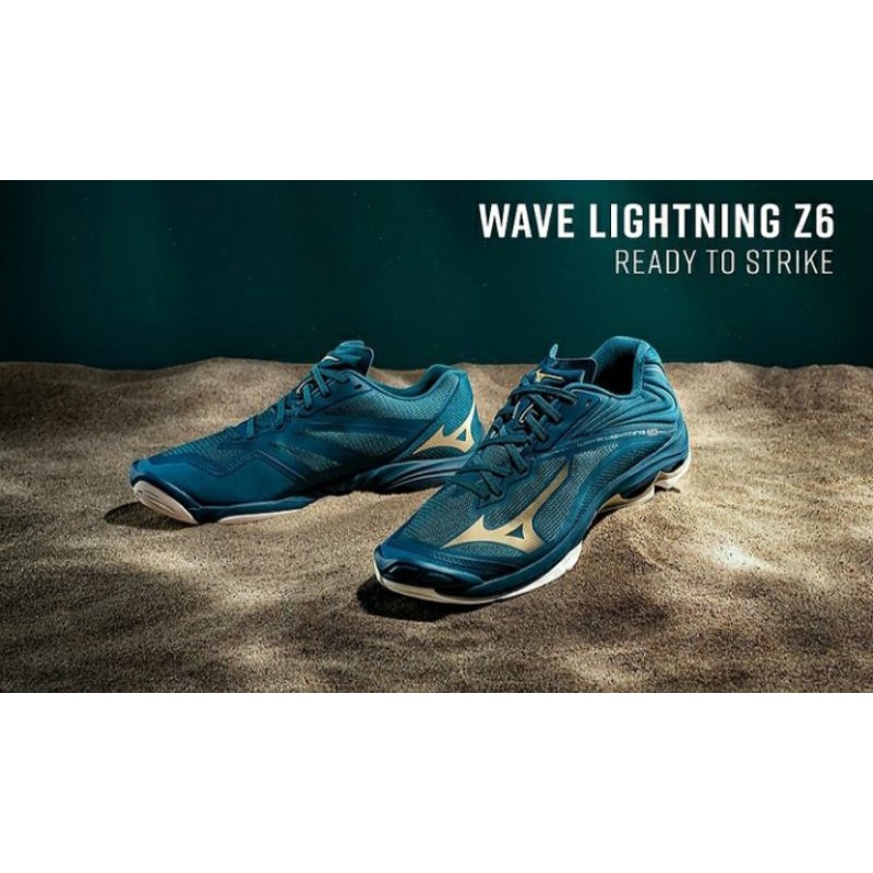 Promo Sepatu mizuno wave lightning z6 low hijau hydro original