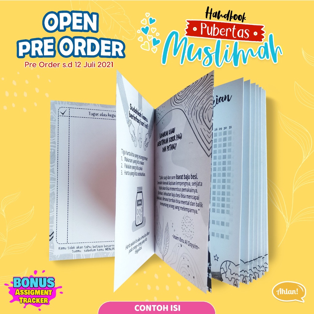 Handbook (Buku Panduan) Pubertas Muslimah + Bonus Buku Agenda