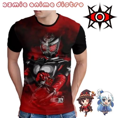 kaos printing anime Kamen Rider Ryuki