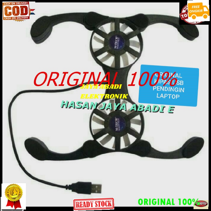 G280 ORIGINAL KIPAS ANGIN LAPTOP COOLING PAD FAN LIPAT KEPITING AC PENGDINGIN MESIN KOMPUTER USN POR