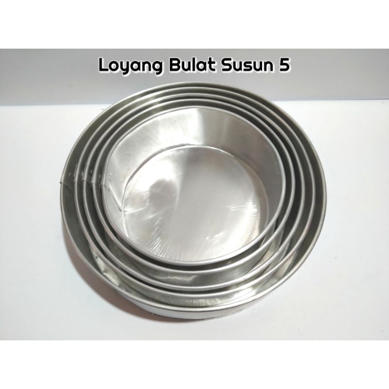 LOYANG BULAT SUSUN 5 ALUMINIUM