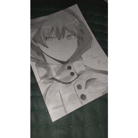 

Gambar anime custom hitam putih