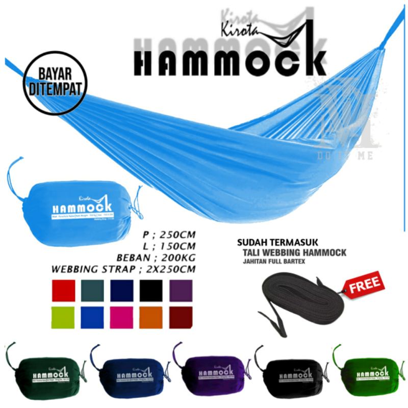 Hammock - hammock kain bahan tebal - Ayunan tidur gantung - hamock kain - tempat tidur gantung
