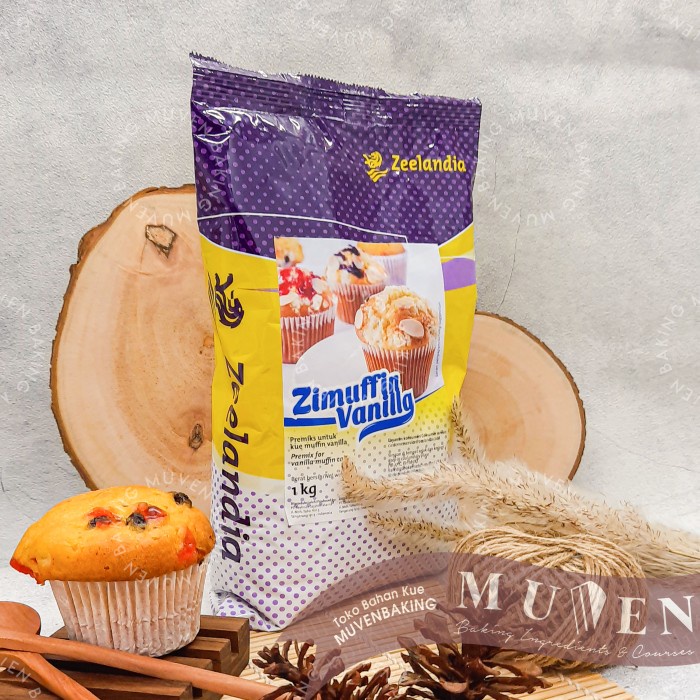 

cs01477 Zeelandia Zimuffin Vanilla 1 Kg / Tepung Muffin Vanila Da01D100