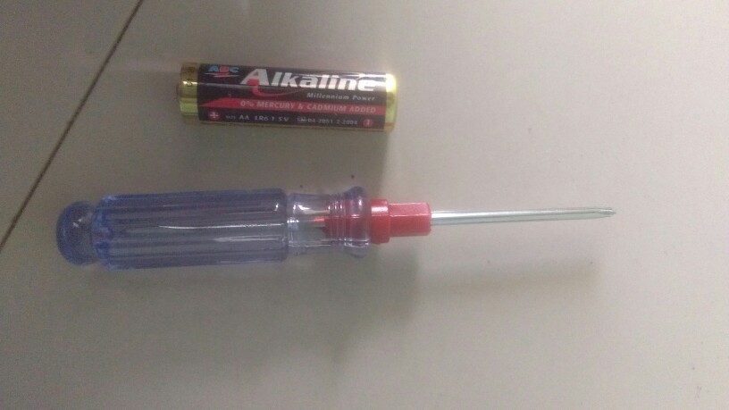 Obeng Kecil 2 Mata Bolak Balik Mata - Dan + Ukuran Kecil