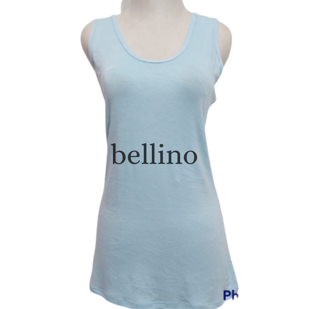 Singlet Wanita Jumbo LD 115cm Tanktop Jumbo XXL Teng top XXL Tentop  Tali Lebar Big Size-Biru muda