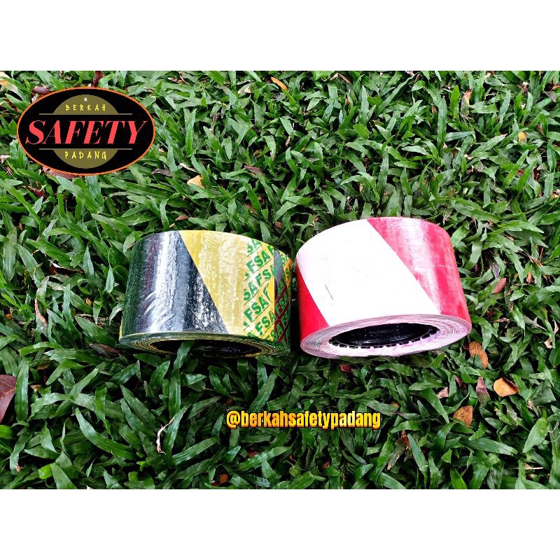SAFETY LINE GARIS PROYEK POLICE LINE FSA MERAH PUTIH