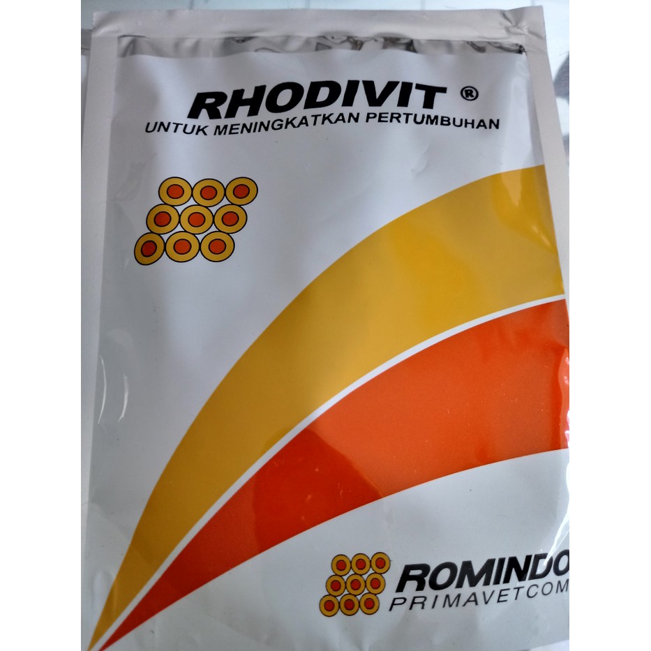 Jual Rhodivit multivitamin meningkatkan pertumbuhan by romindo primavetcom Diskon